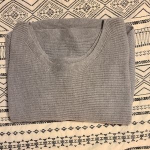 Trouve tunic sweater in gray